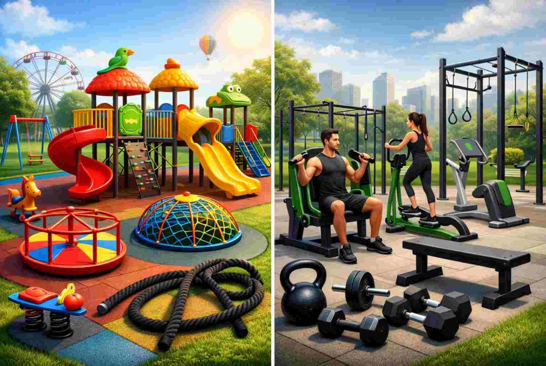 Top Playground Equipment and Fitness Gear in India