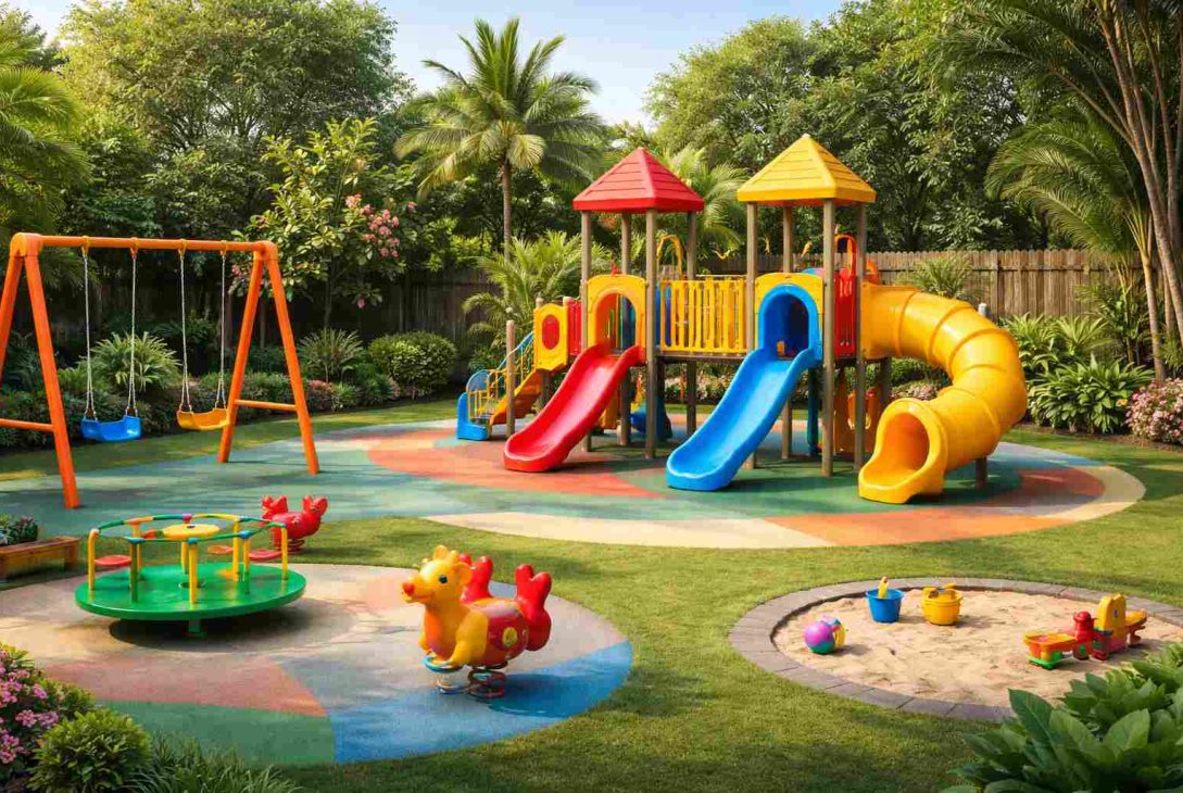 Safe Backyard Playground Equipment in India
