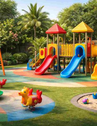 Safe Backyard Playground Equipment in India