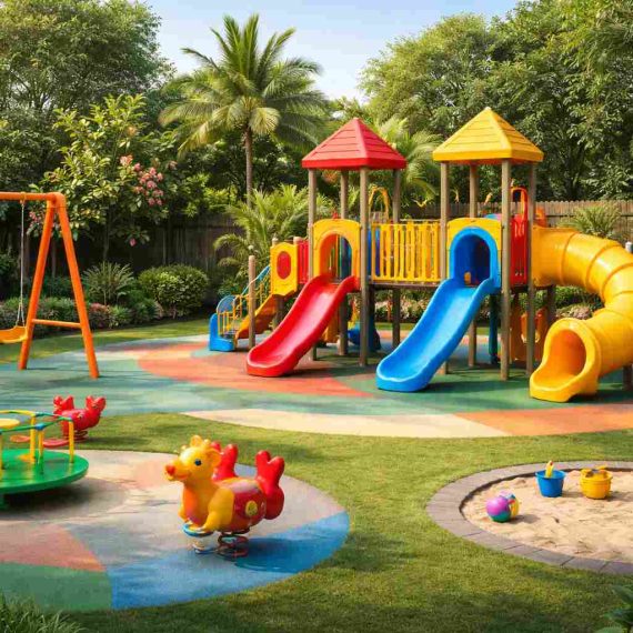 Safe Backyard Playground Equipment in India